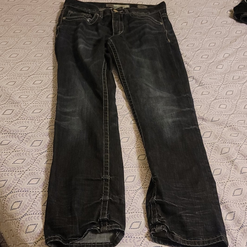 Men's BKE Jake dark straight leg jeans size 30S